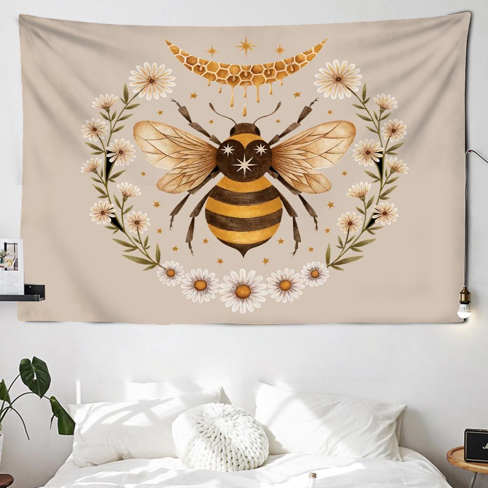 Гобелен с цветком пчелы — фото 4