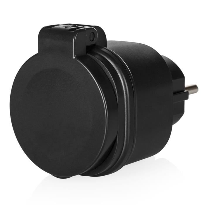 Smartwares Set De Mini Interrupteur D'extérieur 7,2x7,6x1,4 Cm Noir