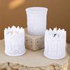 Multipurpose Silicone Mold Big Ben Shape Cement Moulds Resin Candle Cups Mold Decorative Trays Moulds for Projects