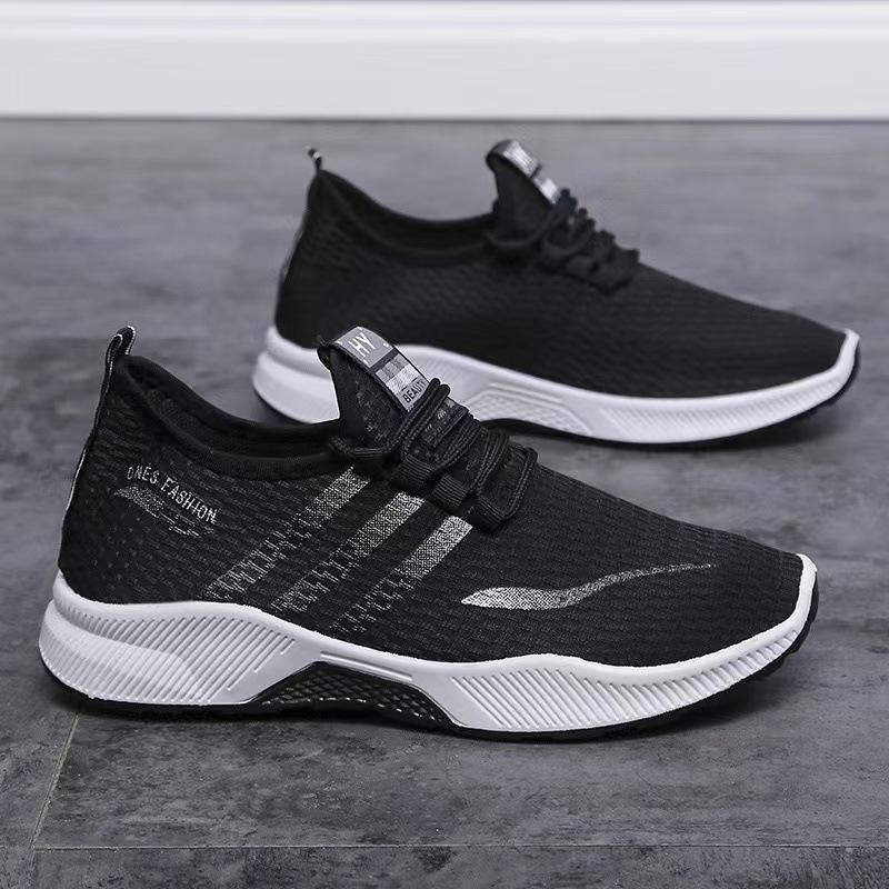 Lässige Sportschuhe Herrenschuhe Stall Mesh atmungsaktive Laufschuhe Modetrend Meshschuhe