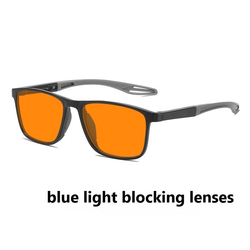 Ultra Light Sports Night Vision Anti Blue Light Sunglasses for Women Men Gaming Specific Mobile Phones Computers Eye Protection