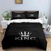 Sale Fashion King Queen Bedding Set Single Twin Full King Size Cute Animals Bed Linen Adults Teens Bedroom Luxury Gift