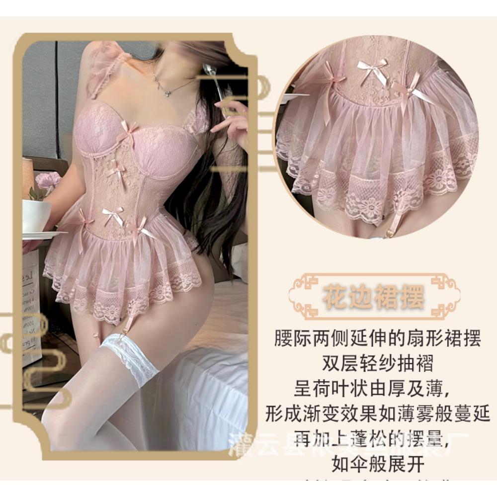 Man Desire Sexy Lingerie Lace Vest Mesh Uniform Pure Desire Sexy Nightclub Perspective Passion Suit Seduction 9230