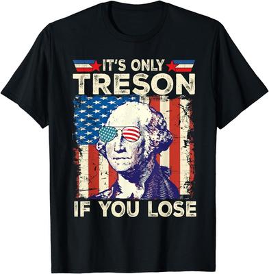 Georgre Washington It039;s Nur Verrat, wenn man verliert USA Flagge T-Shirt Unisex T-Shirt