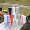 New Thermos Cup Female High Value Cute Cup With Straw Stainless Steel Stainless Steel Real Thermal Insulation Water Cup
