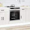 VidaXL Oven Cabinet Kalmar Glossy White Engineered Wood, Oven Unit, Kitchen Oven Cabinet, Base Unit of 853519