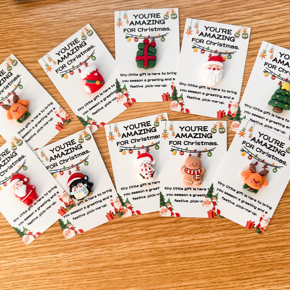 40 Weihnachts-Mini-Taschen-Umarmungskarten Großartig für Geschenke für Freunde, emotionale Unterstützung, Weihnachtsgeschenke, Gastgeschenke, Weihnachts-Min