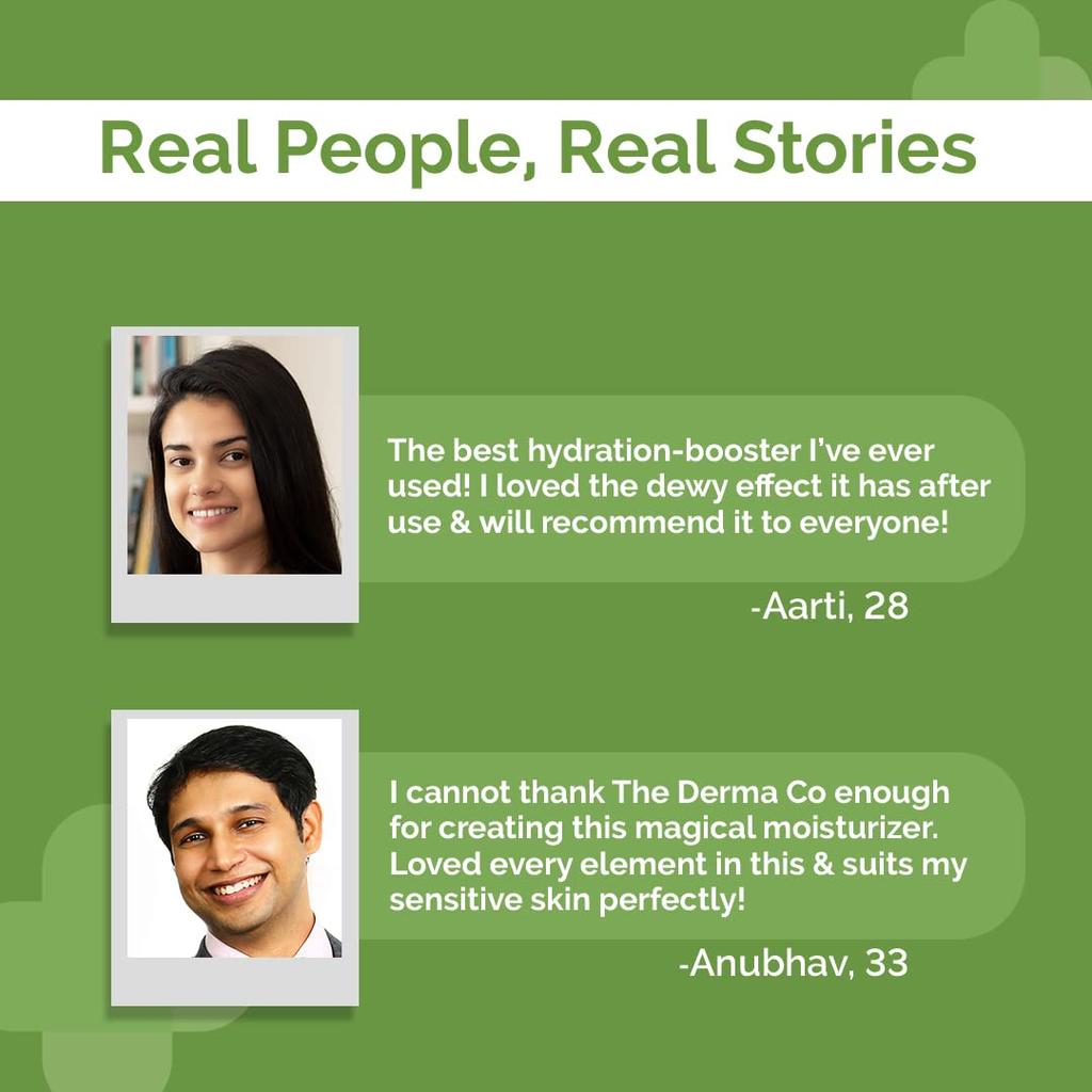 The Derma Co 5% Cica-Glow Daily Face Moisturizer 50 g | Hydrating Lotion for All Skin Types