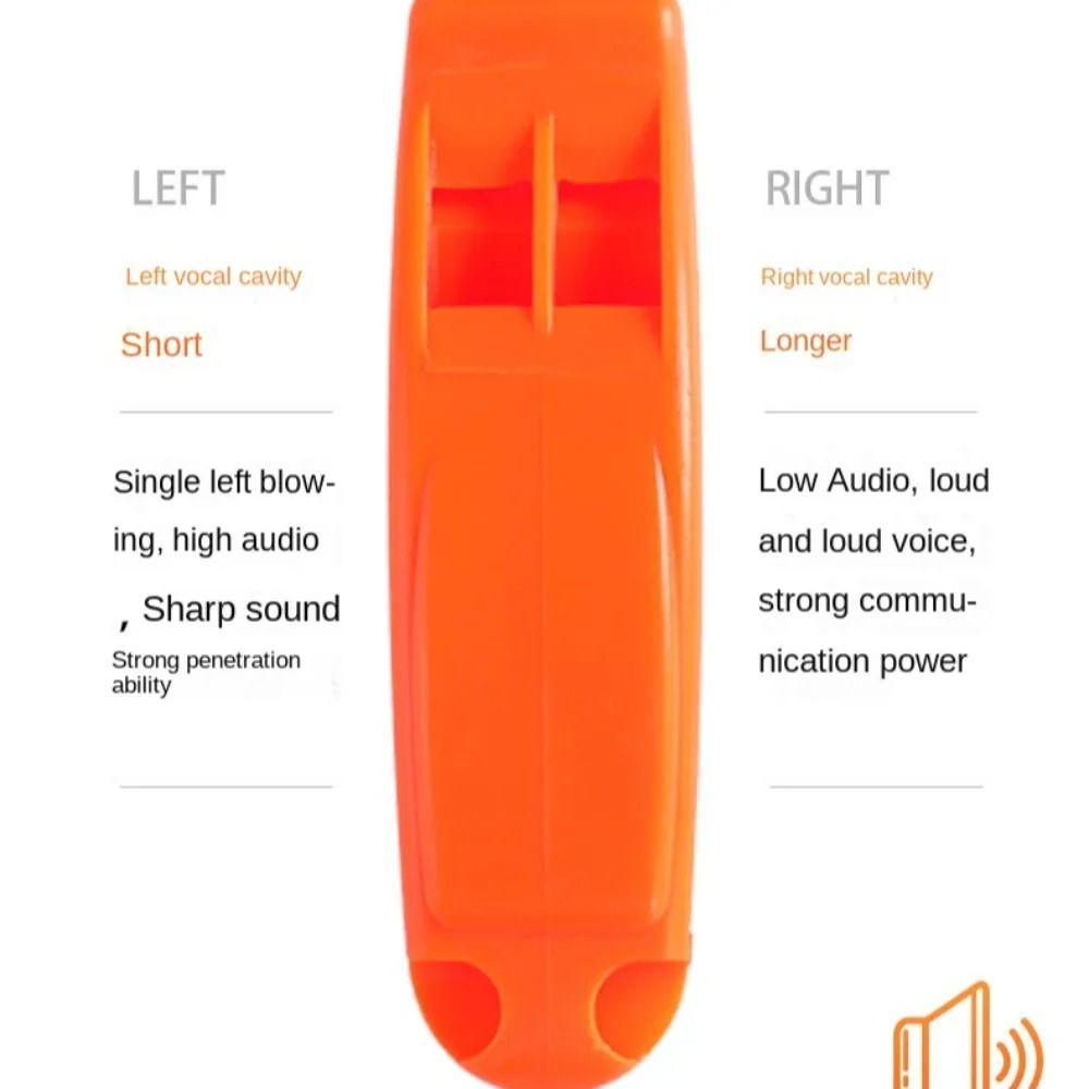Dolphin Sound Outdoor Survival Whistle Anti Loss Clip Rescue Emergency Whistle Outdoor Tool