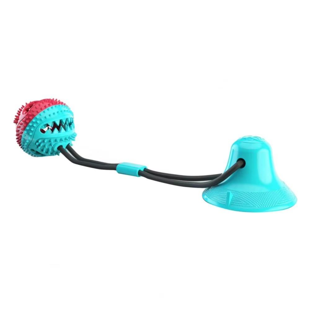 Suction Cup Dog Rope Ball Indestructible Pet Training Toy Dog Chew Toys  For Dogs Puppy