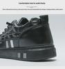 White Crocodile Pattern Leather Sneakers for Men - 2021 Autumn Casual, Versatile, and Non-Slip Soft Sole Shoes.