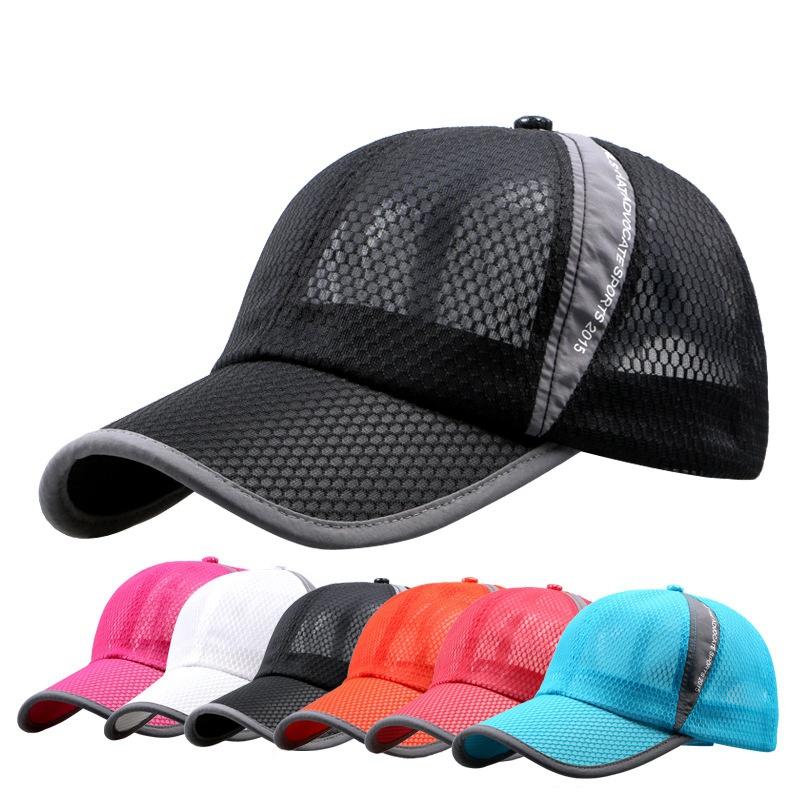 Breathable Sun Protection Solid Color Adjustable Dad Hat Unisex Spring Summer Outdoor Shade Baseball Cap Snapback