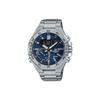 Серия Edifice Модные Деловые Классические Bluetooth Трехглазые Кварцевые Часы Мужские часы Серебристые ECB-10YD-2A