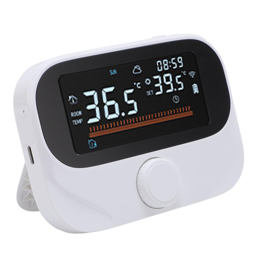 Smart WiFi Boiler Thermostat One to One Rotary Knob Programmable Time Period RF Wireless Boiler Thermostat for Tuya