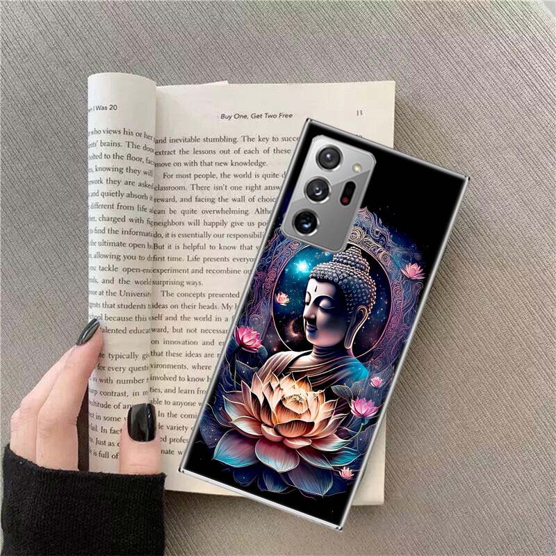 Buddhaya Dhama Phone Case For Samsung Galaxy S25 Edge S24 S23 FE S22 S26 Ultra S21 S20 S10 Plus Capa Soft