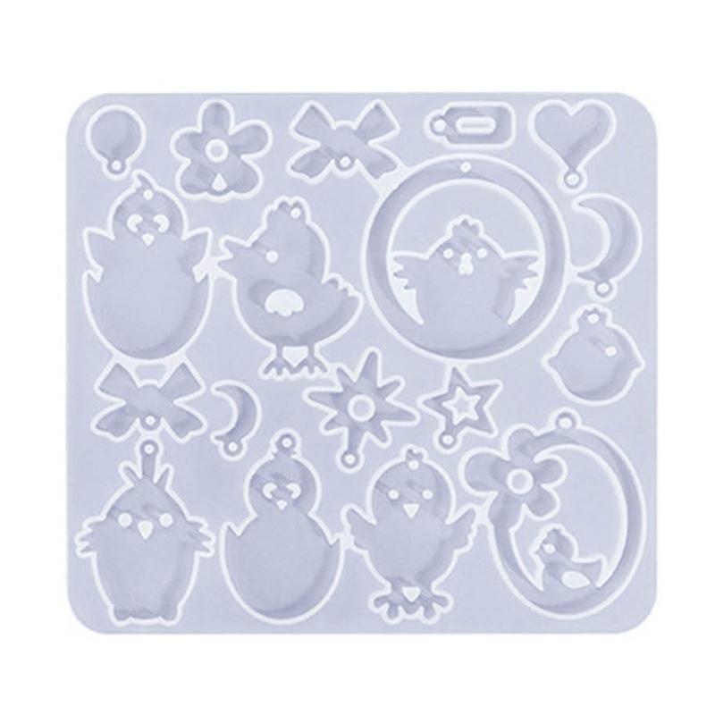 DIY Earring Silicone Mold Animal Dangle Making Tool Handmade Necklace Keychain