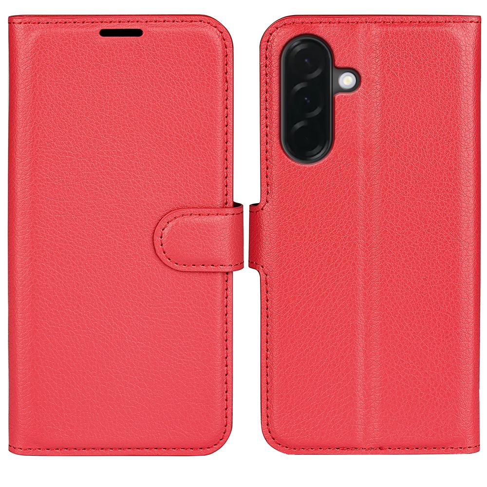For Samsung Galaxy A37 5G Case Wallet Stand Litchi Texture Shockproof Leather Phone Cover
