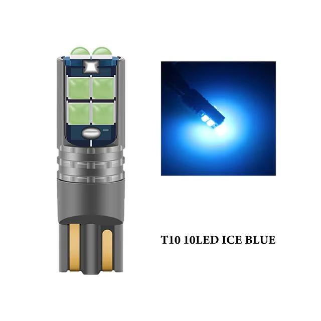 

1x T10 W5W LED Canbus 12 В 24 В светодиодные лампы 10SMD 194 168 автомобильный салонный светильник для освещения номерного знака, плафон для чтения, габаритный свет T10