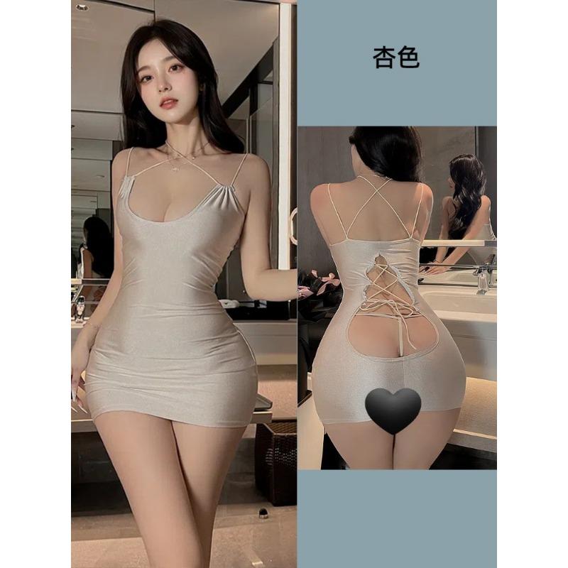 New Sex Underwear Women's Hip Skirt Sexy Passion Temptation Deep V Crotch Short Skirt Pure Desire Bed Passion