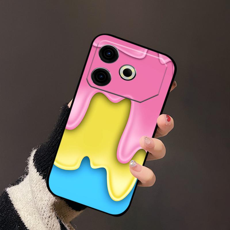 For Tecno Pova 6 Neo Case TPU Luxury Black Silicone Soft Phone Cases for Tecno Pova 6 Neo Portector Soft Cover Pova6 Neo Capa