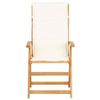 VidaXL Garden Reclining Chairs 2 Pcs Brown Solid Acacia Wood