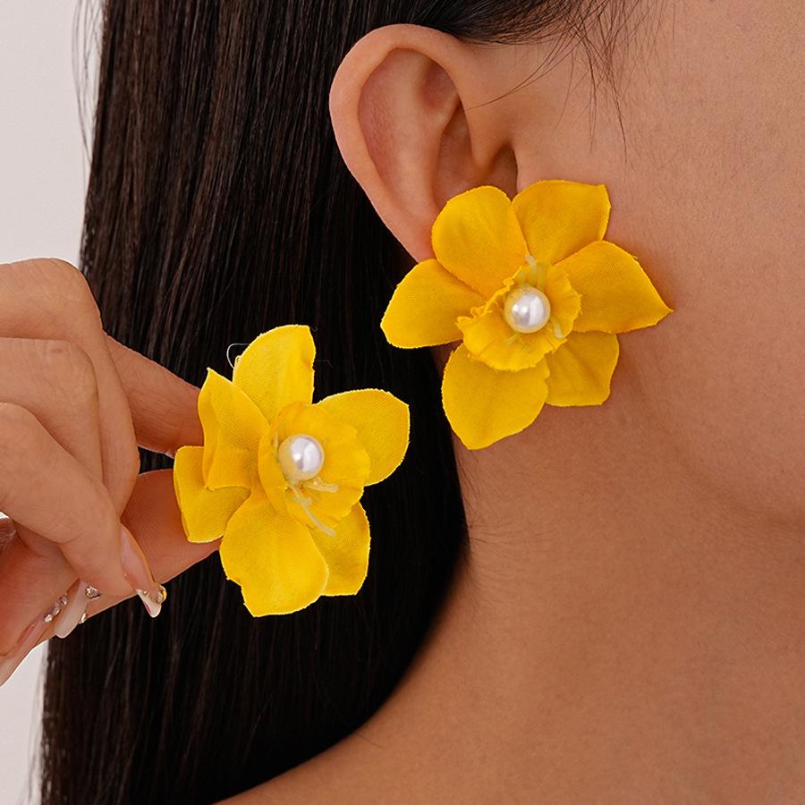 

Модные висячие серьги для женских украшений жёлтый