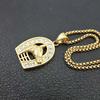 New Gold Color Horseshoe Stainless Steel Necklace Horse Pendant Necklace Brand Necklaces Wmen Women's Fashion Jewelry Gift