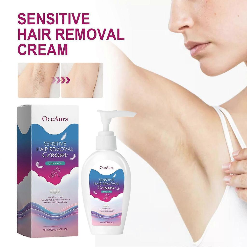 Oceaura Hair Removal Cream Is Gentle, Non-Irritating, Smooth And Fair For The Skin On The Arms, Armpits, Legs And Body