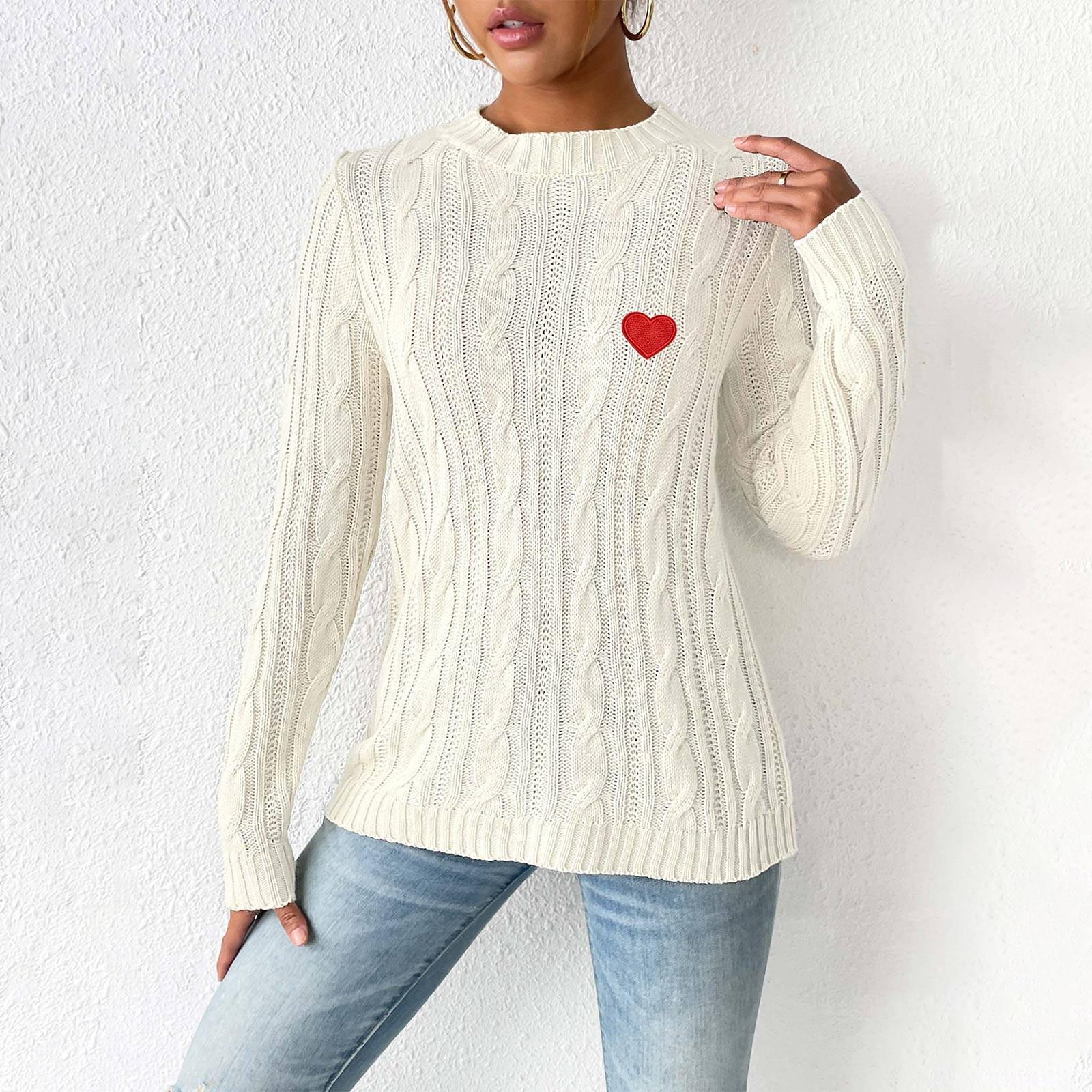 

Женский трикотаж в полоску, межцветный пуловер, свободный свитер с круглым вырезом XL белый