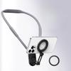 Mobile phone magnetic neck-mounted stand for first-person shooting, fixed on chest for anti-shake sports camera stand