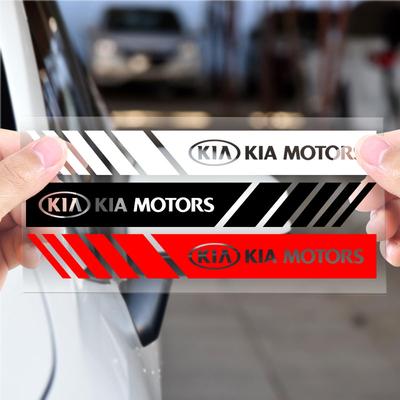 Car Rearview Mirror Vinyl Waterproof Decals Decor Rear View Mirror Sticker For Rio Ceed Sportage Cerato Soul Sorento K2 K5 Flip Car Accessories