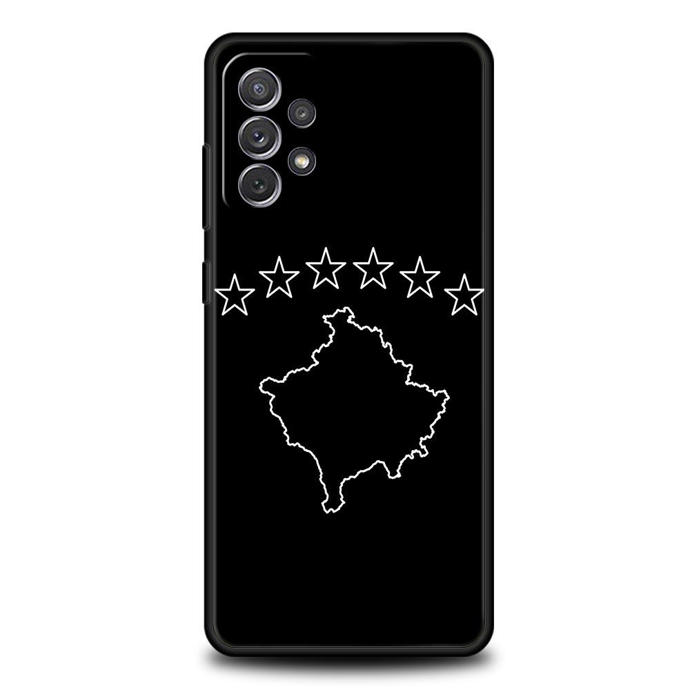 Phone Case For Samsung Galaxy A15 A13 A51 A71 A41 A31 A21S A03S A05 A12 A32 A52 A23 A25 A33 A53 A73 5G Cover Albania flag