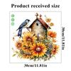 Sunflower Bird Wall Sticker for Kids Bathroom Toilet Seat Cover Decoration Self Adhesive Waterproof Home Decor