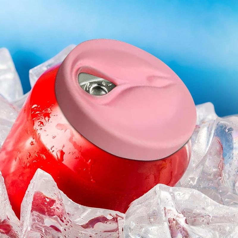 3Pcs Silicone Soda Can Lids New 2 Colors Portable Easy Cleaning Reusable Jar Cap Accessories, Fit Canned Beverage Beer Juice