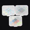 Eartips Storage Case Transparent Earbud Case Durable Storage Box For 6pair Eartips Protections Compact and Portable