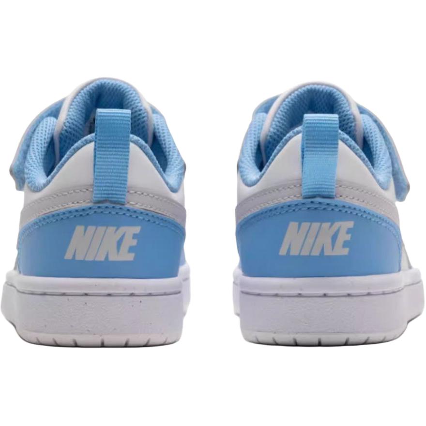 Neue Nike Court Borough Rutschfeste Abriebfeste Low-Top Kinder-Skateboardschuhe Blau Grau Kinder im Alter von 3 7 Jahren DV5457-128