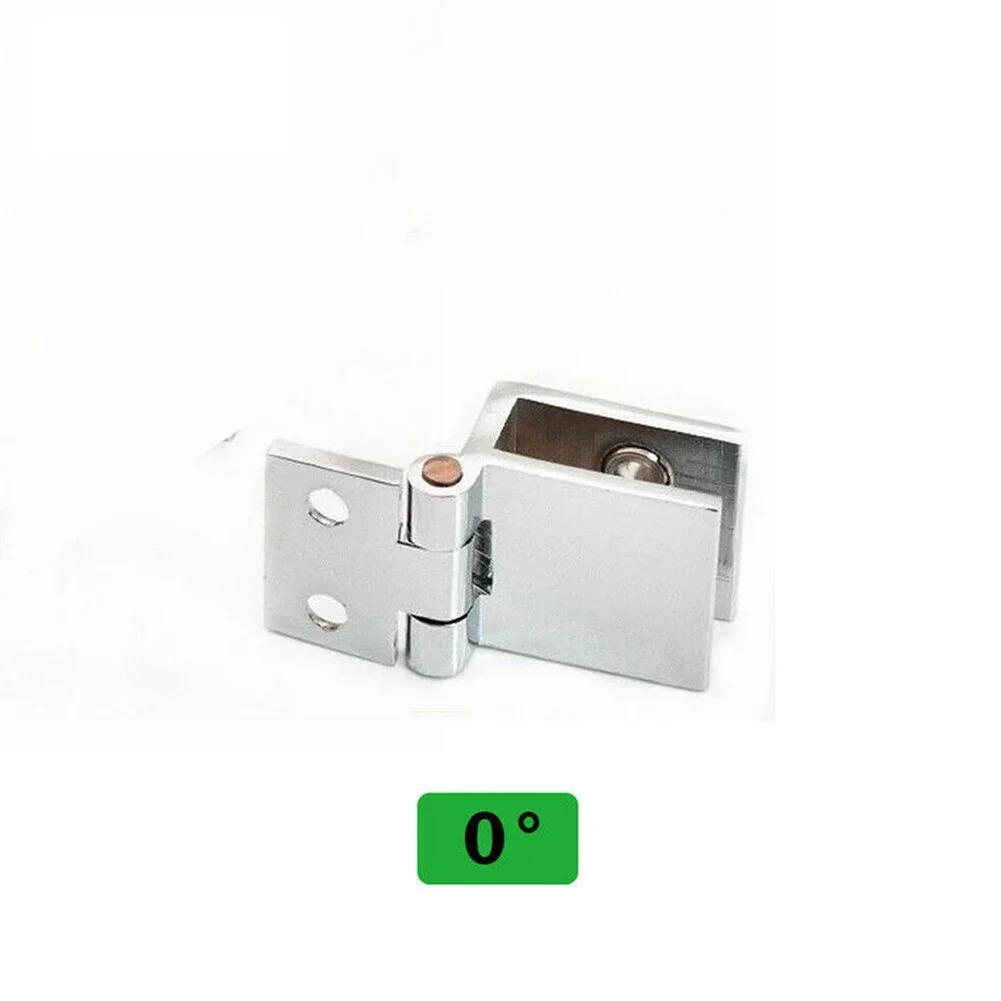 Bathroom Shower Glass Zinc Alloy Door Hinges Cabinet Cupboard Clamp Hinge Home Hardware 0 Degrees/90 Degrees/180 Degrees