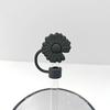 Daisy Straw Cap - 10mm Stanley Cover, Reusable Chrysanthemum Design