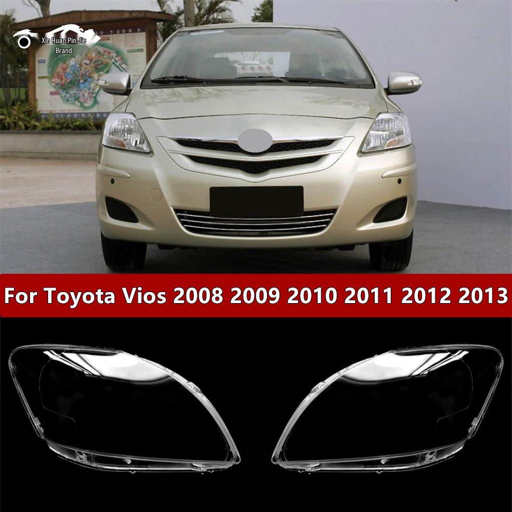 

Compatible Toyota Vios 08-13 Transparent Headlight Cover Imported Clear, Passenger Side
