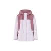 Outdoor Series Color Block Waterproof Hooded Windbreaker Women Outerwear Mineral-Pink Dry-Rose 162416606-2