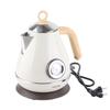 1.7L Electric Kettle Retro Wood Grain Dry Boil Protection Home Electric Kettle with Temperature