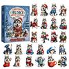 Christmas Advent Calendar Blind Box Cute Pet Series Christmas Tree Ornament Hanging Decor Holiday Gift 24 Days Countdown Calendar