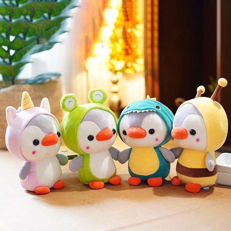 Transformed Penguin Pillow Doll Plush Toy Doll Children's Gifts Grab Machine Doll Floor Push