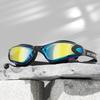 Adult Waterproof Anti-Fog Silicone Prescription Swimming Goggles With Ear Plugs