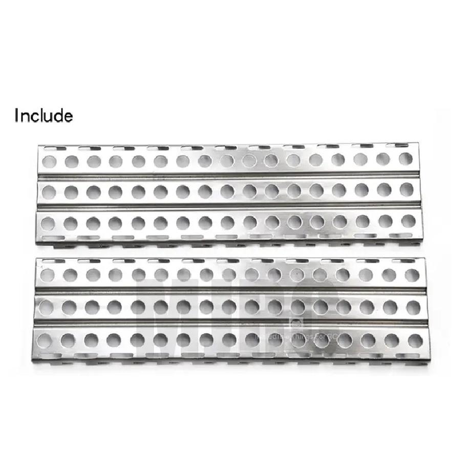 1/10 Rc Tracked Vehicle Escape Board Climbing Car Metal Skid For Trx4 Defender Bronco Axial Scx10 90046 D90 Yikong Rgt Rc4wd