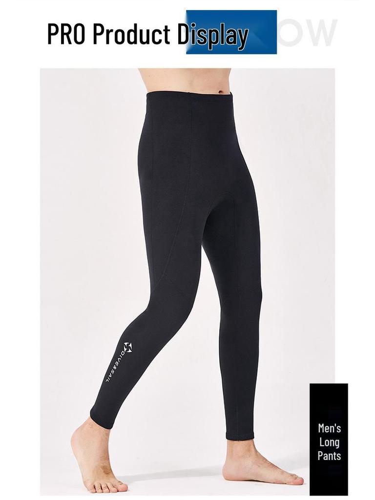 New 2MM Split Diving Pants: Cold-Proof, Warm Swimwear for Men’s and Women’s Snorkeling, Surfing, and Sailing