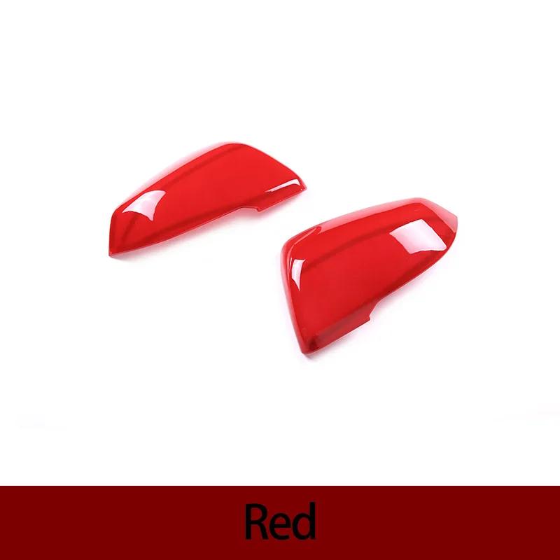 

ABS Carbon Fiber/Red For Toyota GR Supra A90 2019-2026 Car Exterior Rearview Mirror Cover Decorative Sticker Auto Accessories