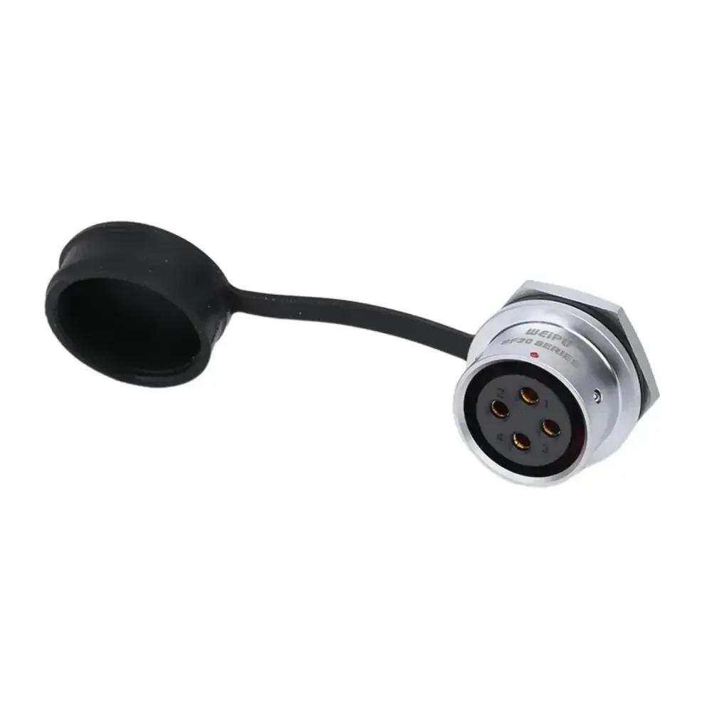 WEIPU SF20 SF2010/P SF2012/S Waterproof 2 3 4 5 6 7 8 9 12 15 Pin Industrial Power Aviation Connector M20 Rear Nut Seat IP67