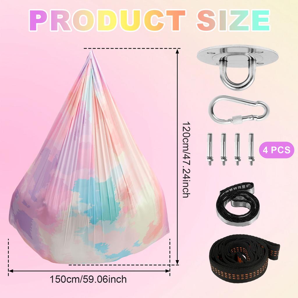 Sensory Swing Calming Compression Therapy Swing Hammock Indoor and Outdoor Therapy Cuddle Swing for Kids Easy to Install