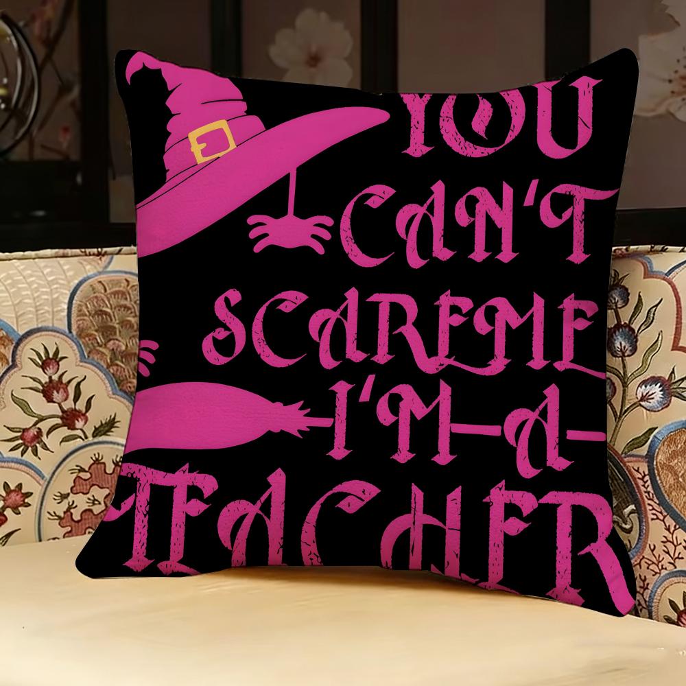 Halloween Pillow Case Pillowcase, Double-sided Printed, Sofa Cushion, Bedroom Headboard Pillow